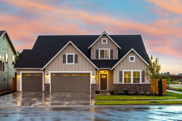 Charming family home in USA with a modern facade and spacious garage. USA Houses and new homes for sale by new home builders are on USAHouses.com