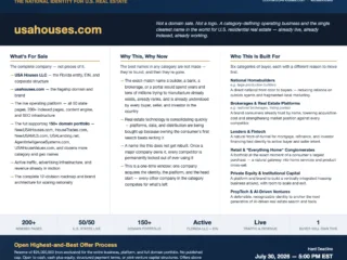 USAHousesLLCBizForSale