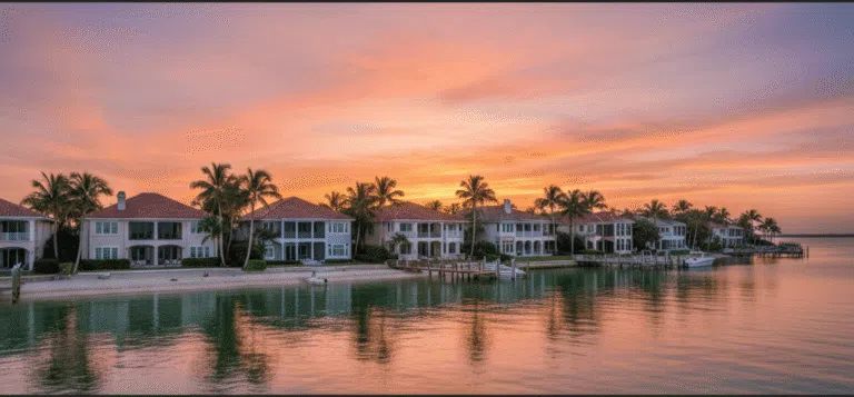 Florida real estate and new homes. Sunset view of waterfront USA houses and luxury properties - USAHouses.com, Sell My Florida Home, could be cape coral real estate